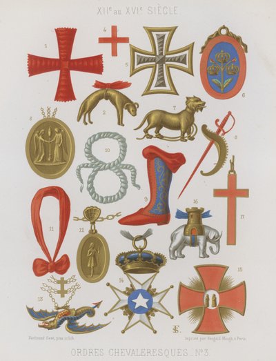Ordery Rycerzy autorstwa French School