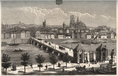 Orlean - Centre-Val de Loire - rycina w „La France illustree: geografia, historia, administracja statystyczna” autorstwa V.A. Słodowo-Brązowy. 1884 autorstwa French School