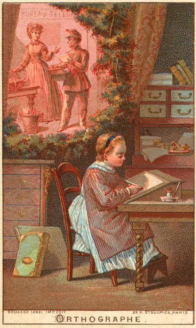 Ortografia (chromolitho) autorstwa French School