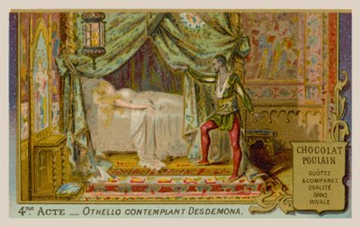 Otello kontemplujący Desdemona autorstwa French School
