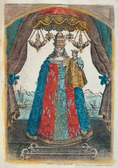 Matka Boża Loretańska, koniec XVIII wieku autorstwa French School