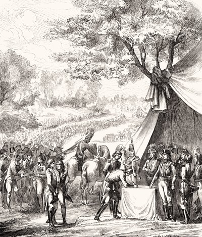 Pacyfikacja Wandei, 1793, z „Histoire de la Revolution Francaise” Louisa Blanca (1811-82) autorstwa French School