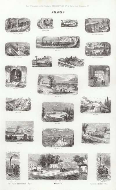 Strona z winiet typograficznych (grawerowanie) autorstwa French School