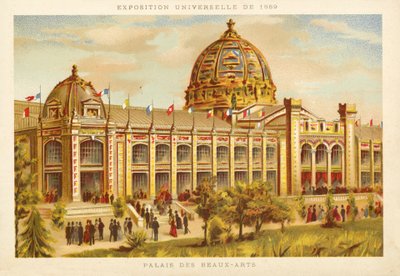 Pałac Sztuk Pięknych, Wystawa Powszechna 1889, Paryż autorstwa French School