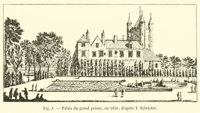 Pałac Wielkiego Przeora, w 1650 r.; po I Sylwestrze autorstwa French School