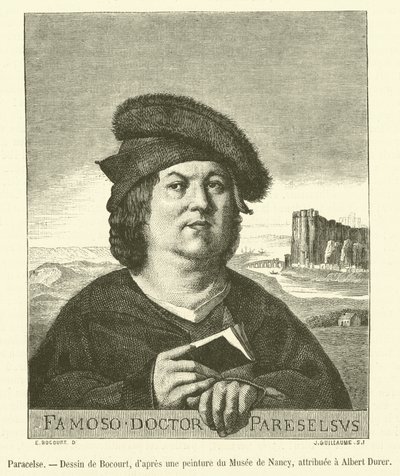 Paracelsus (grawerowanie) autorstwa French School