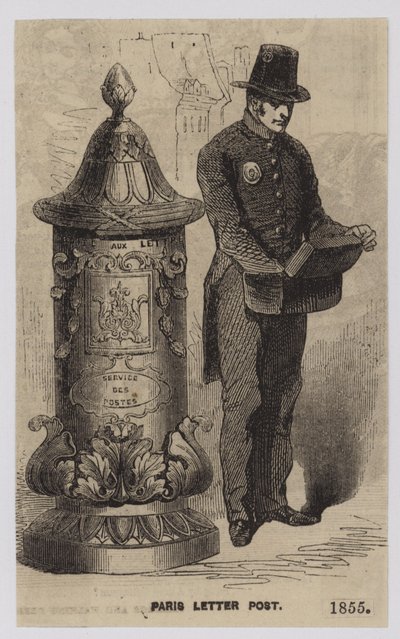 Paryska poczta listowa, 1855 autorstwa French School