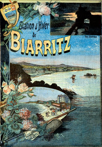 Z Paryża do Orleanu Railway Company (PO) - Biarritz Winter Station autorstwa French School