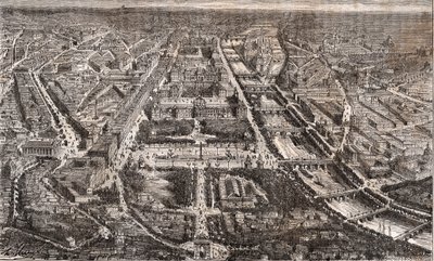 Paryż widziany z Łuku Triumfalnego de l