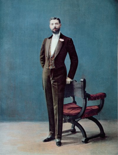 Paryska suknia wieczorowa, 1905 autorstwa French School