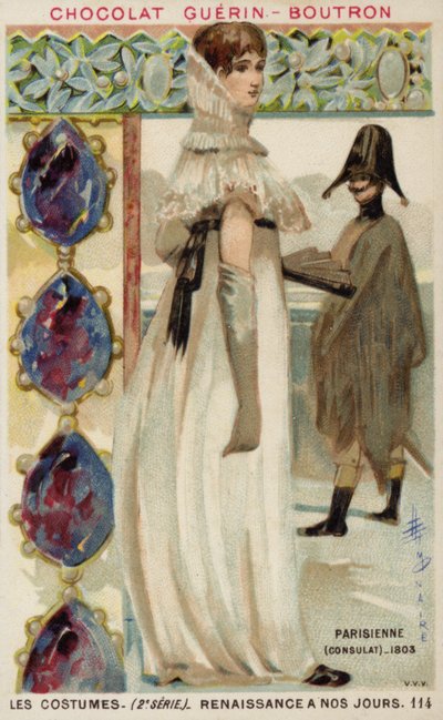 Paryskie mody konsulatu, 1803 autorstwa French School