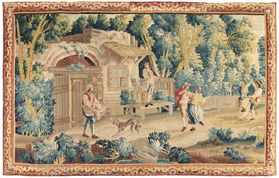Gobelin duszpasterski, Aubusson, połowa XVIII w. autorstwa French School