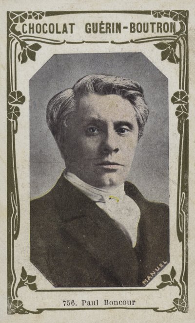 Paul Boncour (kolorowe zdjęcie) autorstwa French School