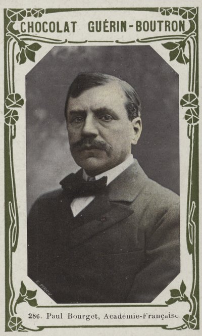 Paul Bourget, Academie-Francaise (kolorowe zdjęcie) autorstwa French School