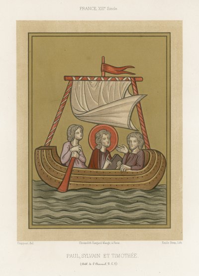 Paweł, Sylas i Tymoteusz autorstwa French School