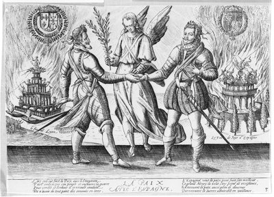 Pokój z Hiszpanią, 1598 autorstwa French School