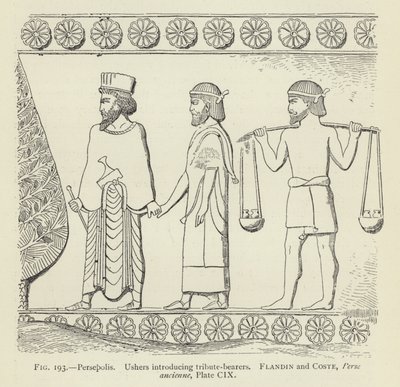 Persepolis, Woźni wprowadzający dawców haraczu autorstwa French School