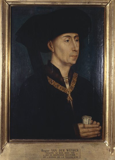 Filip III Dobry/Książę Burgundii/Szef Orderu Złotego Runa autorstwa French School