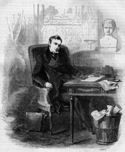 Philippe Paul (Philip-Paul) de Segur (1780-1873), francuski dyplomata i historyk, piszący kampanię rosyjską. Grawerowanie z 1856 roku. autorstwa French School