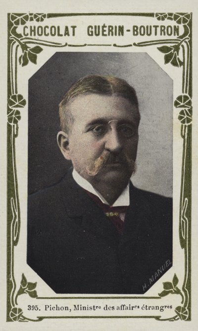 Pichon, minister spraw zagranicznych (kolorowe zdjęcie) autorstwa French School