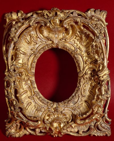 Ramka na zdjęcie z pozłacanego drewna. Francja XVIII wiek. Paryż, sztuka dekoracyjna autorstwa French School
