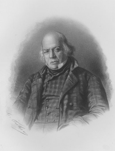 Pierre-Jean de Beranger autorstwa French School