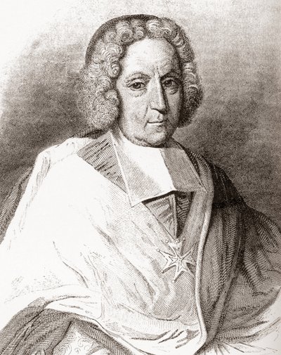 Пьер-Пол Герин де Тенчин, 1679-1758. Францын сүм хийд, Эмбрун, Лионы хамба, кардинал. Les Heures Libres-ээс 1908.poli хэвлэгдсэн autorstwa French School