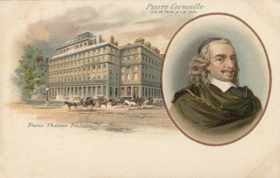 Pierre Corneille (kolor lito) autorstwa French School