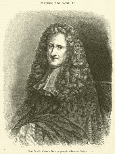Pierre Corneille (Grawerowanie) autorstwa French School