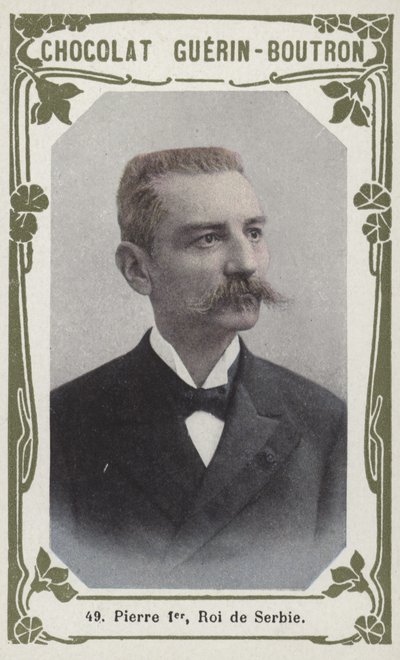 Piotr I, król Serbii (kolorowe zdjęcie) autorstwa French School