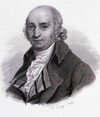 Pierre Samuel Dupont de Nemours (1739-1817) - w „Portretach użytecznych mężczyzn”” autorstwa French School