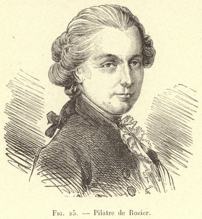 Pilatre de Rozier (grafika) autorstwa French School
