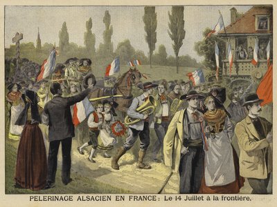 Pielgrzymka Alzatczyków do Francji, 14 lipca 1897 autorstwa French School