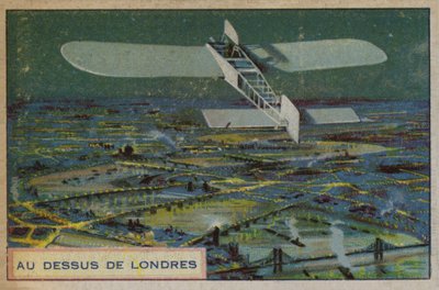 Samolot nad Londynem autorstwa French School