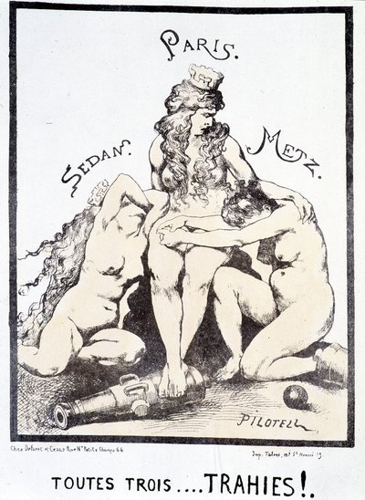 Komiks polityczny „Wszyscy trzej… zdradzili!” autorstwa French School