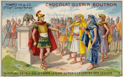Pompejusz Wielki, rzymski generał i konsul (chromolitho) autorstwa French School