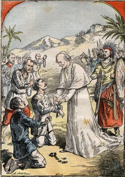 Papież Leon XIII (Leo XIII, Gioacchino Pecci autorstwa French School