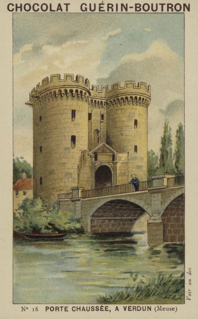 Porte Chaussee, w Verdun, Meuse autorstwa French School
