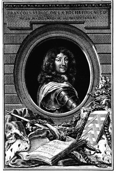 Portret Franciszka 6, księcia Rochefoucauld (1613-1680) - Archiwum rodzinne. autorstwa French School