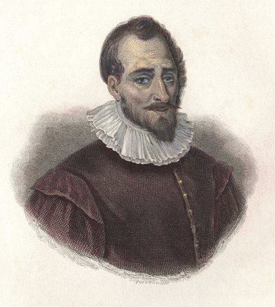 Portret Adama de Craponne (1527-1576), francuskiego matematyka i inżyniera. W „”Portretach pożytecznych mężczyzn”” autorstwa French School