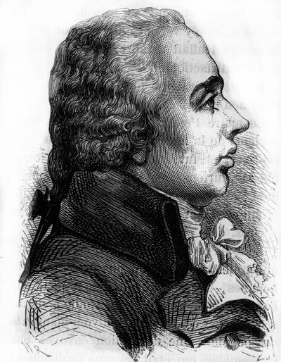 Portret Adriena Marie Legendre, francuskiego matematyka (1752-1833). autorstwa French School