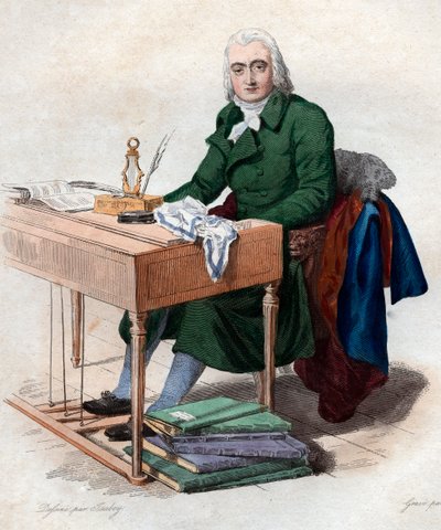 Portret Andre Ernesta Modeste Gretry (1741-1813), francuskiego kompozytora. autorstwa French School