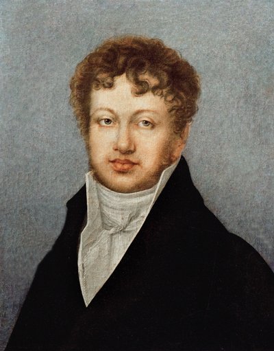 Portret Andre Marie Ampere (1775-1836) autorstwa French School