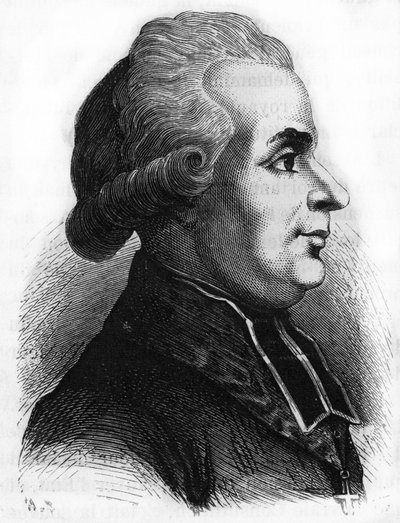 Portret Antoine-Adriena (Antoine Adrien) Lamoureux (1742-1794) Francuski lazarystyczny polityk religijny Rewolucji Francuskiej. autorstwa French School