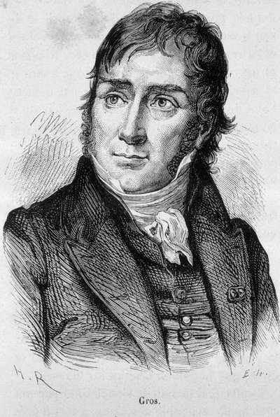 Portret Antoine Jean Gros (1771 - 1835), ucznia Dawida, a następnie oficjalnego malarza Napoleona - w ""L