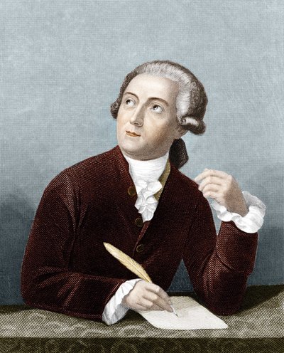 Portret Antoine Laurenta Lavoisiera (1743-1794) Francuskiego chemika. autorstwa French School