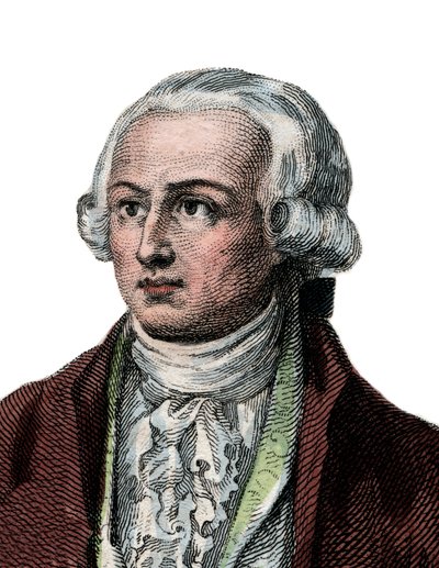 Portret Antoine Laurenta de Lavoisiera (1743-1794), francuskiego chemika. autorstwa French School