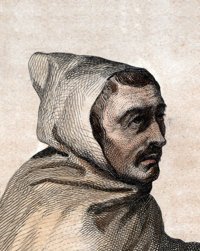 Portret Armanda Jeana le Bouthillier de Rance (1626-1700), francuskiego opata i założyciela cystersów trapistów. autorstwa French School