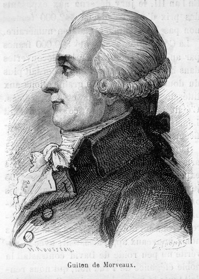 Portret barona Louisa-Bernarda Guytona-Morveau (Guitona) (1737-1816), francuskiego polityka, chemika i rewolucjonisty - w „L