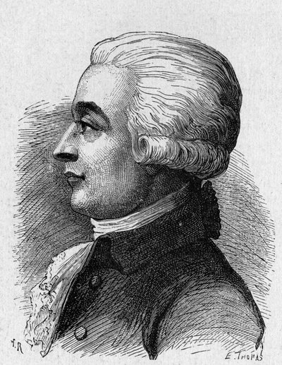 Portret Blancharda (1709 - 1853), francuski lotnictwo - w „Albumie nauki”; wybitni uczeni; Wielkie odkrycia”” 1896. autorstwa French School